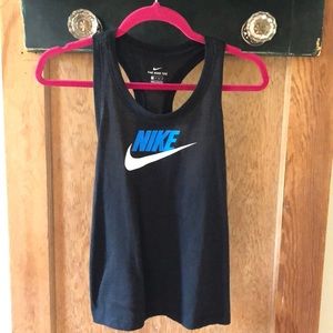 Nike racer back tank black